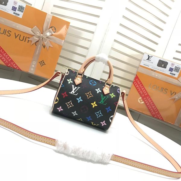 

2019 m61252 nano peedy fa hion brown mini houlder bag hobo handbag handle bo ton cro body me enger houlder bag