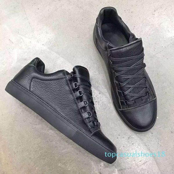 

luxurious designers arena low sneakers shoes red,black,white leather men's brand kanye west casual walking flats shoes 38-46 t18