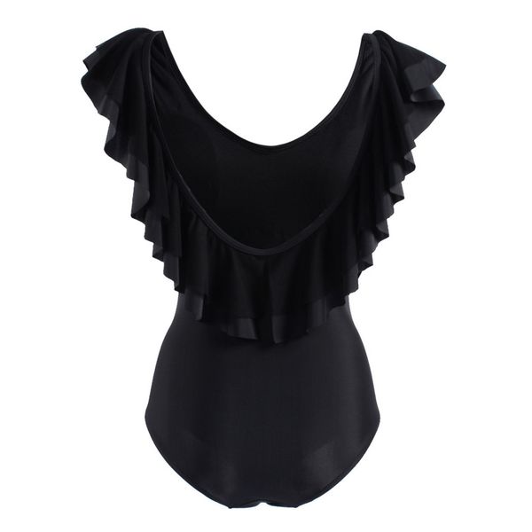 

european and american swimsuit maternity bikini women ruffles frenulum pure solid color beachwear pregnant swimsuit l0115, White