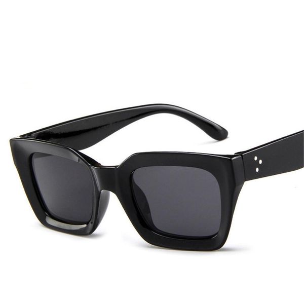 

zxrcyyl cute retro cateye sunglasses women small black white triangle vintage red sun glasses female uv400 qramo