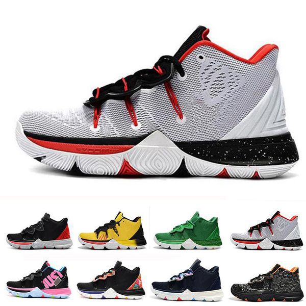 

High Quality rving 2019 Limited 5 Men Basketball Shoes 5s Black Magic Kyrie Chaussures Mens Designer Trainers Sneakers Zapatillas 40-46