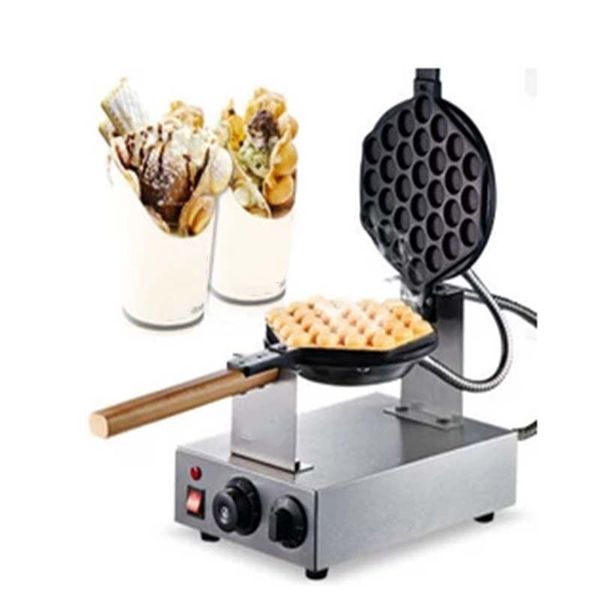

2020/lewiao waffle non-stick ice commercial crispy waffle maker electric baker cream bubble style cone making machine 220v egg c fcsu