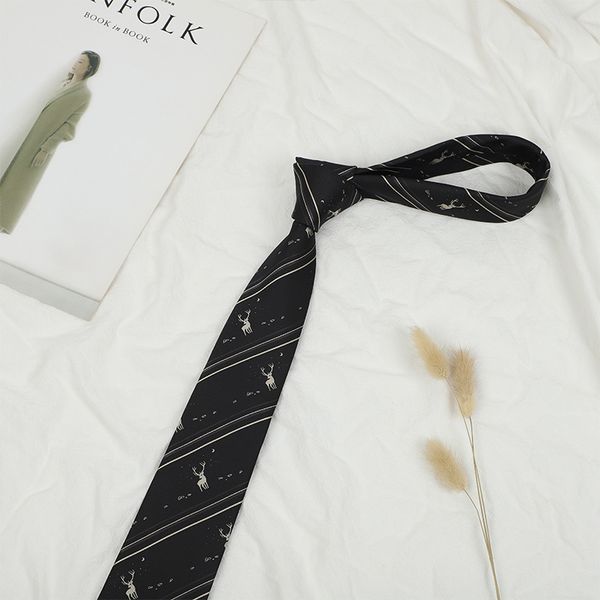 

work lu yu original christmas elk japanese-style shirt accessories small things jk/dk uniforms tie mens, Blue;purple