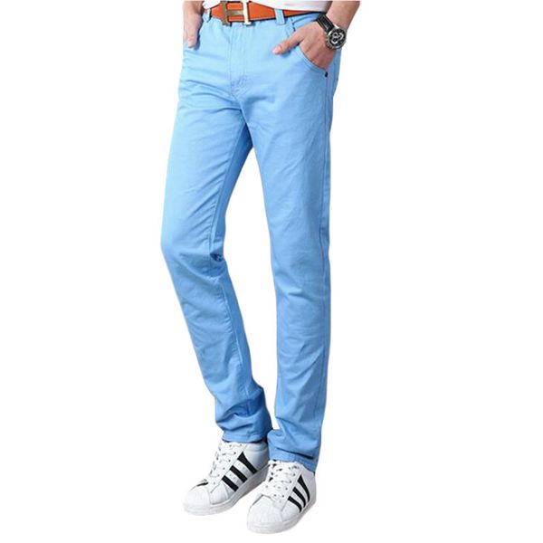 

2019 new design casual men pants cotton slim pant straight trousers fashion business solid khaki black pants men trousers