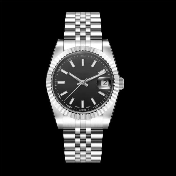 

36mm 40mm mens watch automatic mechanical movement wristwatches 316l steel watch orologio di lusso gift, Slivery;brown