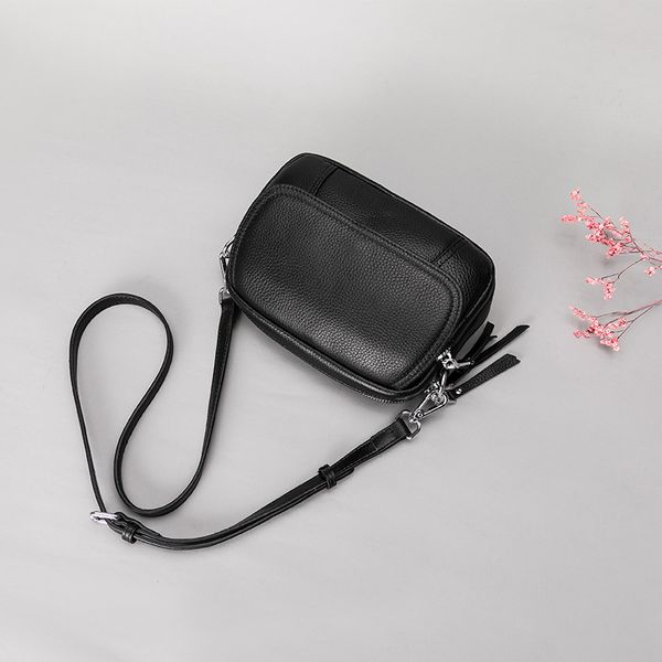

women's leather bags 2019 new style fashion mini small round bag versatile full-grain leather crossbody bag small 0432