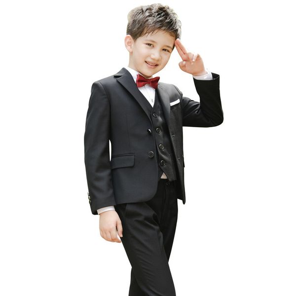 

2020 kids boys wedding blazers black suits boy slim blazer stylish formal suits for boy party clothes flower clothing