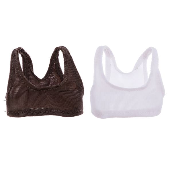 

2pcs 1/6 scale low-cut vest for 12in female action figure toy accs