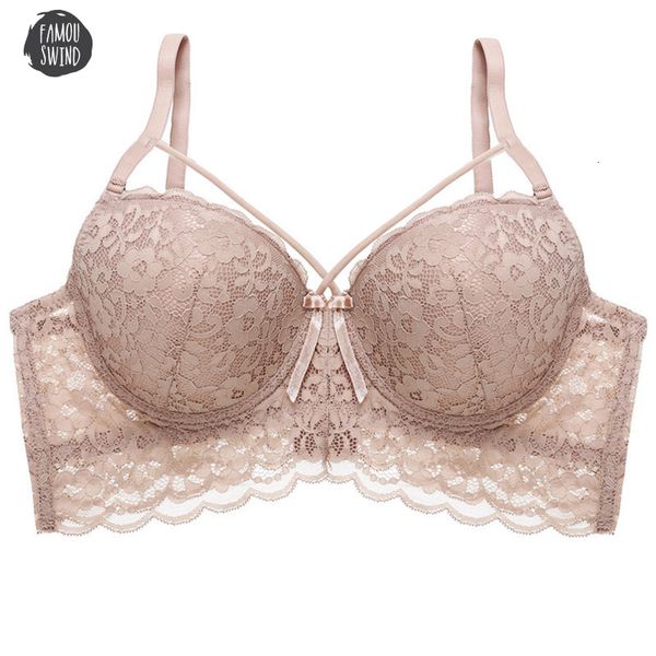 

ultra thin lace fly bra adjusted straps female brassiere lingerie plus size d push up full comfortable coverage unlined bra, Red;black