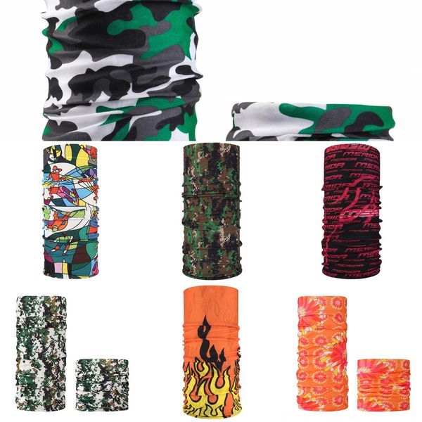 

bul7d new scarf fishing ice gaiter magic scarf face neck camouflage uv protection dustproof hiking cycling bandana face mask, Black