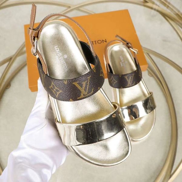 

22019 new ladies summer gladiator sandals fashion designer sandals fashion luxury designer ladies sandals size 35-40 2023, Black