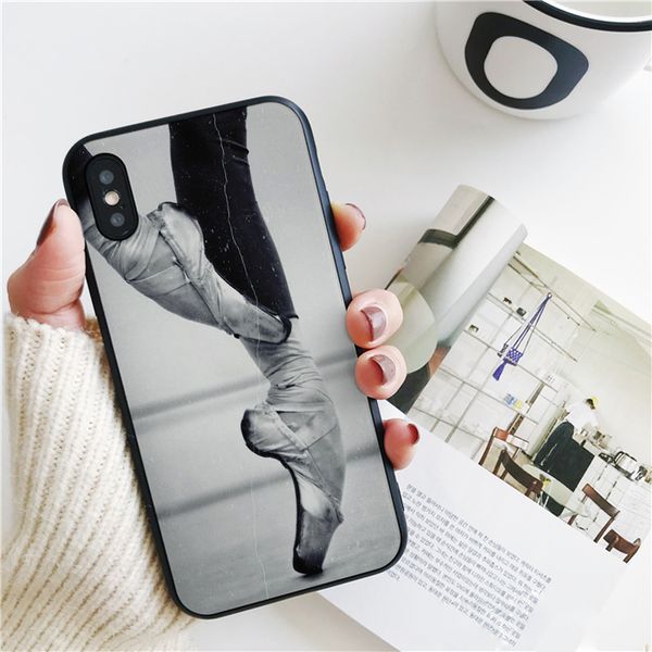 

coque luxury ballerina ballet cover for iphone 11 pro xs max xr case for iphone 8 7 6s plus 5s se 5 case soft silicone cover.