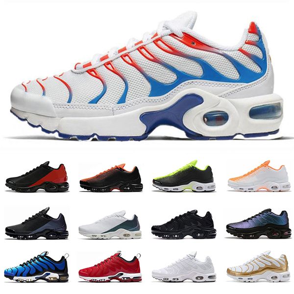 

2020 tn plus se men running shoes triple black white bred university red 3d glasses mens trainer breathable sports sneakers