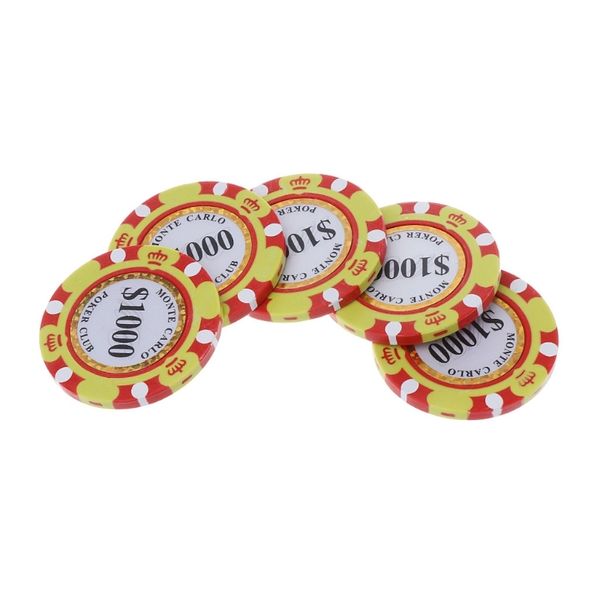 

5шт покер фишки казино clay монеты 14g texas hold'em baccarat card protector 4см запуск брюки, Black;blue