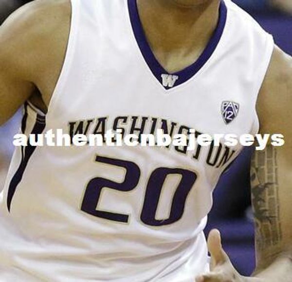 

custom #20 markelle fultz washington huskies college basketball jersey embroidery stitched any name and number, Black;blue