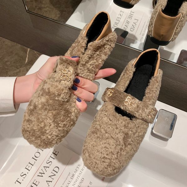 

moccasin shoes round toe soft autumn 2019 fashion women's casual female sneakers loafers fur flats slip-on moccasins nurse new, Black