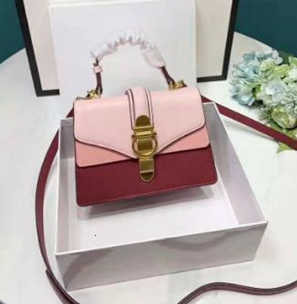 

autumn and winter fashion trend package exquisite workmanship 19 latest bag female simple shoulder bag pink