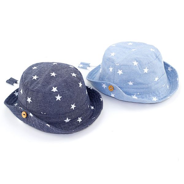 

soft cotton summer baby sun hat infant boys girls bucket hat denim cotton toddler kids tractor cap, Yellow