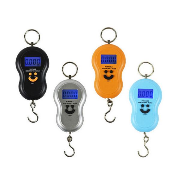 

50kg x 10g mini digital scale for fishing luggage travel weighting steelyard hanging electronic hook scale kitchen weight tool dbc vt1036