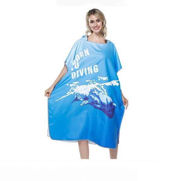 

открытый с капюшоном пляжное полотенце синий мультфильм пеленальный халат спорт полотенце горячие источники купальник спортивные полотенца ж