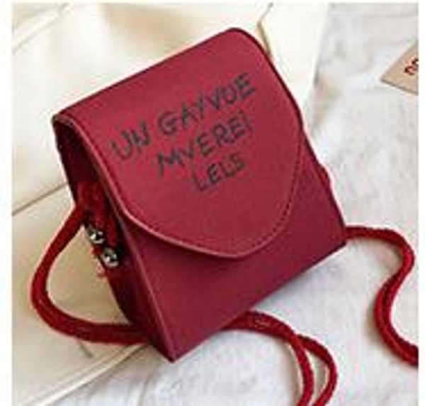 

ins super fire wild forest crossbody small square bag small bag female wave korean version scrub retro simple