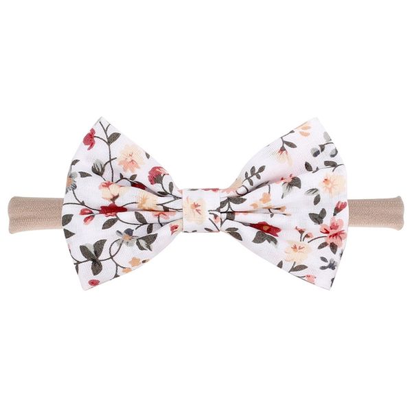 

10pcs/set baby bows newborn girls flower headband boneless comfort princess headdress baby girl turban headwear hair accessories, Slivery;white