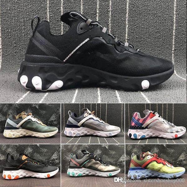 

react element 87 undercover men running shoes for women designer sneakers sports mens trainer shoes sail light bone royal tint