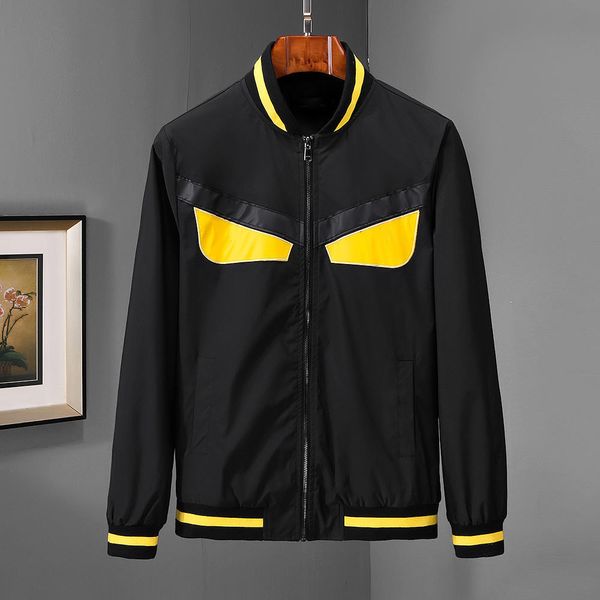 

new fashion designer brand jacket coat for man designer with monster eyes spring antumn mens jackets luxury jacket clothing high quality, Black;brown