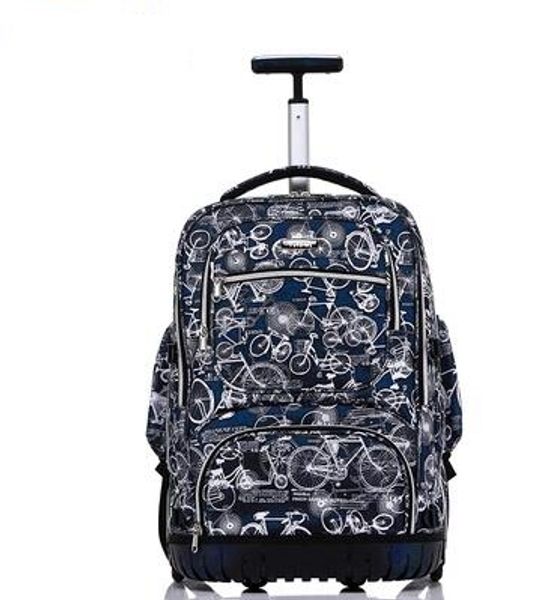 

school rolling backpack 19 inch wheeled backpack for boys school bag on wheel children travel trolley bag for teenagers