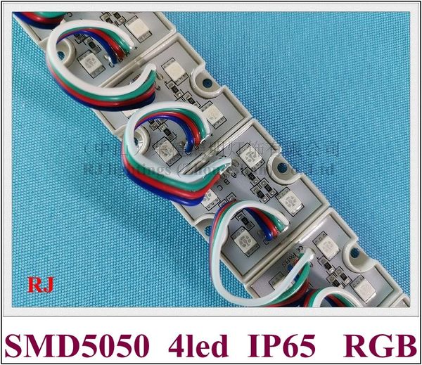 

5050 rgb led module waterproof led pixel module light for sign smd5050 dc12v 4 led pc crust ce rohs