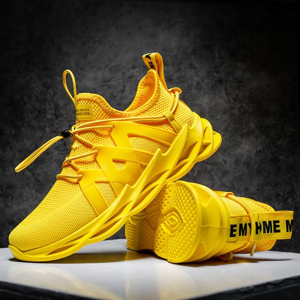 

2020 light mens running shoes comfortable breathable men's sneaker casual antiskid and wear-resistant jogging men sport shoes, Black