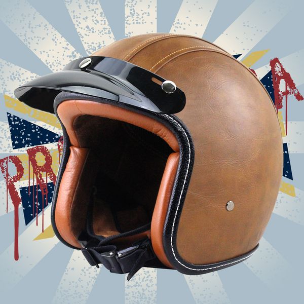 

casco vintage 2016 new casco capacetes motorcycle helmet vintage helmet s m l xl size 3/4 open face scooter helmets