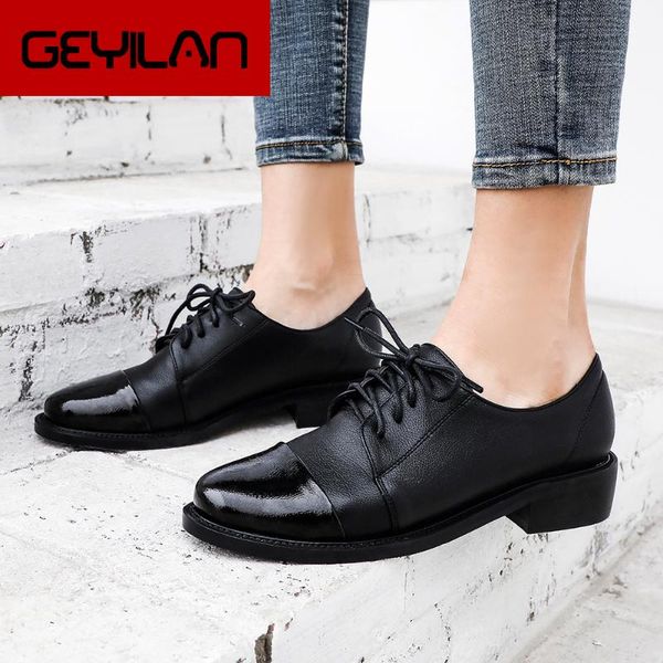 

2020 dropship big size 43 shoelaces women shoes woman oxfords flats female, Black