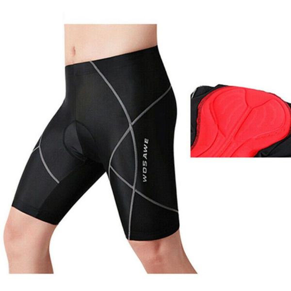 

mtb велосипед велоспорт шорты езда 5d gel pad дышащий m ~ 3xl повседневный открытый, Black