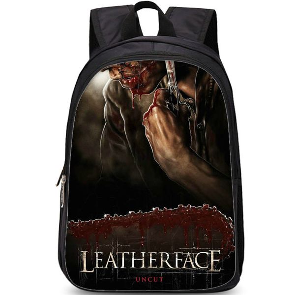 

leatherface backpack dead by daylight uncut day pack leather face school bag game packsack p rucksack sport schoolbag outdoor daypack