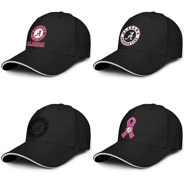 

alabama crimson tide football logo black for men and women baseball cap cool fitted custom blank vintage cute trendy classic hats pink, Blue;gray