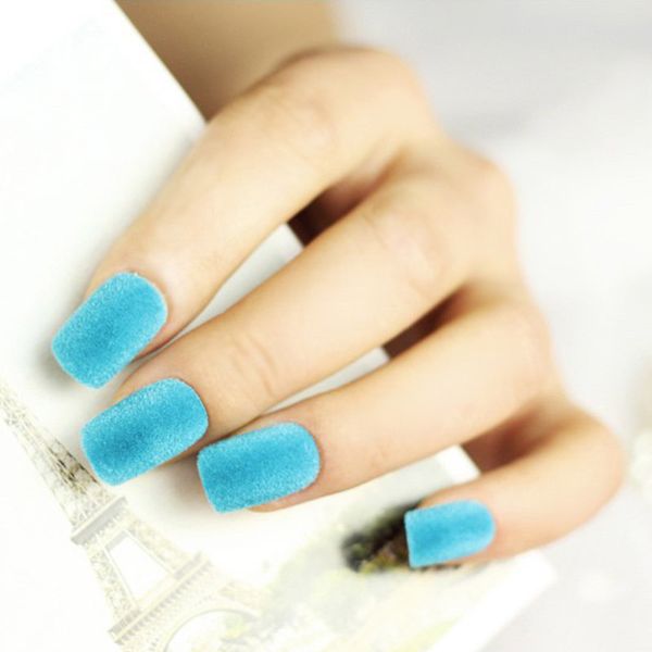 

12pcs decorate velvet fiber nail polish professional nail art cosmetics varnish enamel qs888, Silver;gold