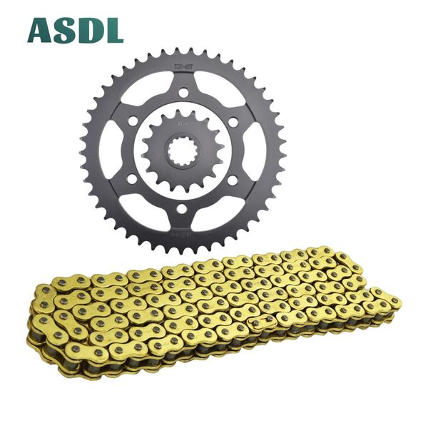 

525 16t 45t motorcycle transmission drive chain and front rear sprocket set for yamaha mt-09 sp sr street rally sport tracer