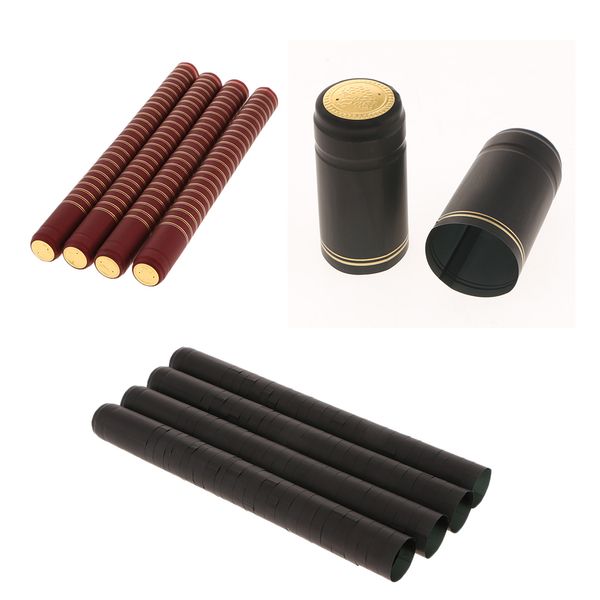 

pack of 300pcs pvc heat shrink capsules corked wine bottles sealing covers 30mm diameter