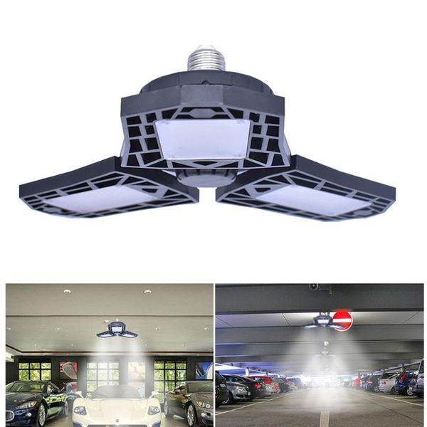 

car led lights 40w 220v bright industrial lighting e26 led lamps foldable garage light deformable for work