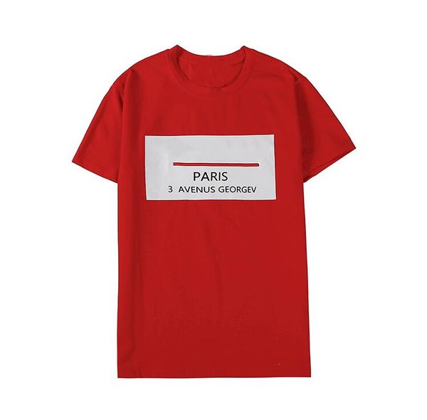 

paris designer tshirts for mens women tee shirts with letters 2020 summer short sleeve men clothing 3 colors high quality, White;black