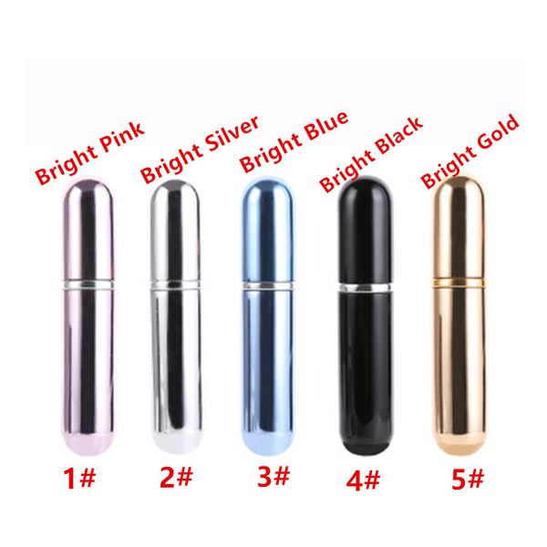 

5ml mini portable refillable perfume atomizer colorful cent bottle pray bottle empty perfume bottle fa hion perfume bottle 15 color