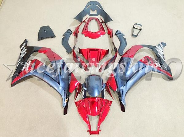 

new abs motorcycle full fairings kit fit for kawasaki ninja zx-10r zx10r 2011 2012 2013 2014 2015 10r 11 12 13 14 15 gray red luster