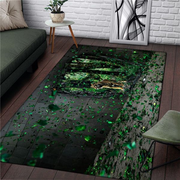

animal rugs home tapetes picnic square carpet green kitchen room rug christmas gift bathroom living room fashion boys rug