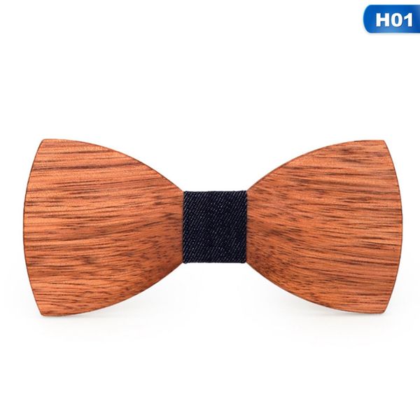 

new wood bow tie mens wooden bow ties party business butterfly cravat party ties for men wood women kids, Blue;purple