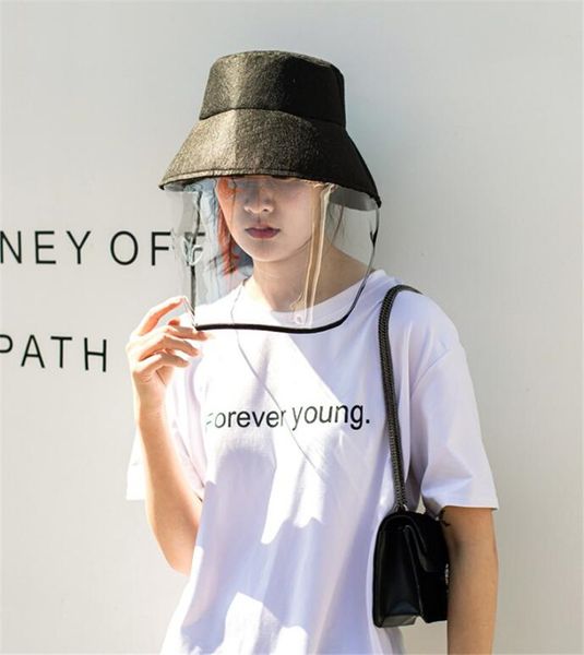 

new home multi-function protective cap virus protective hat eye protection anti-fog windproof hat anti-saliva face cover cap