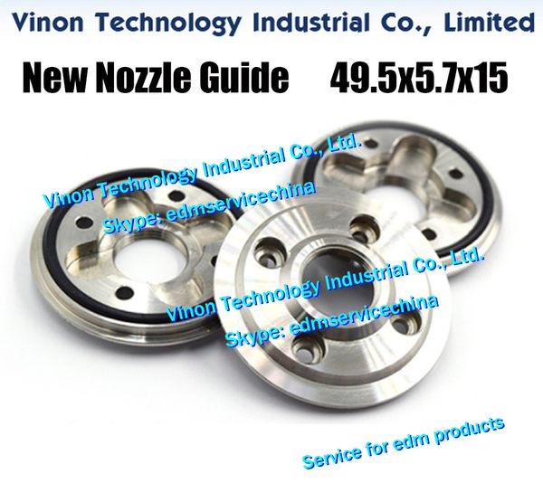 edm Düsenführung (New Art) 49.5x5.7x15mm für Wasserdüse, Oberwasserdüsenhalter Düsenbasis für Sodic AQ, AG, AD Drahterodieren Maschine