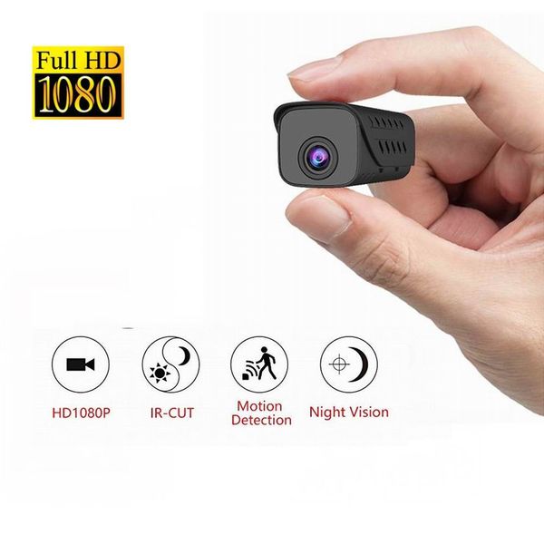 

h9 ir-cut mini camera smallest hd 1080p ir night vision micro dv motion detection nanny cam security camcorder digital video recorder-no nee