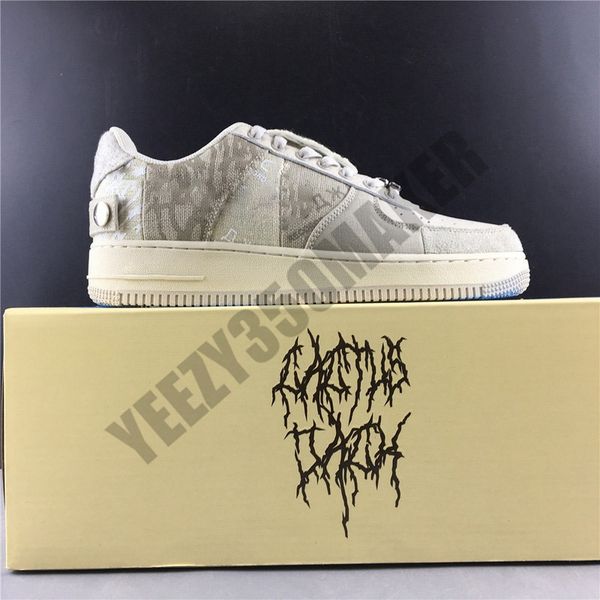 

2019 ins khaki travis scotti skateboarding shoe velvet multi color stitching zipper mens women cn2405-902 designer casual shoes with box