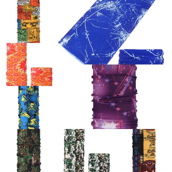 

7pjxn fashionflag magic headscarf bandana cycling masks head scarves neck windproof sport face camouflag mask with filtere, Black